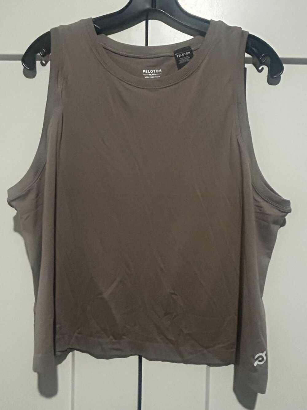 Peloton Seamless Muscle Tank Taupe XL/XXL NWT